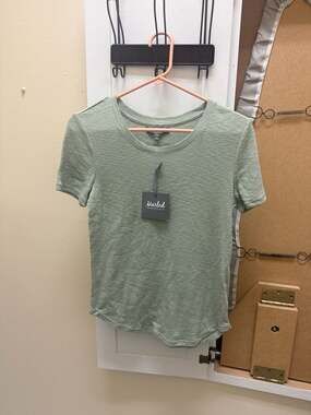Marled Essentials Dry Sage Short Sleeve T-Shirt Size S